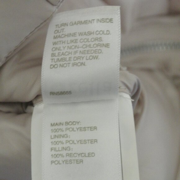 NEW ZELLA Long Hooded Puffer Vest In Pink Hush SZ S#2885 - Picture 10 of 12